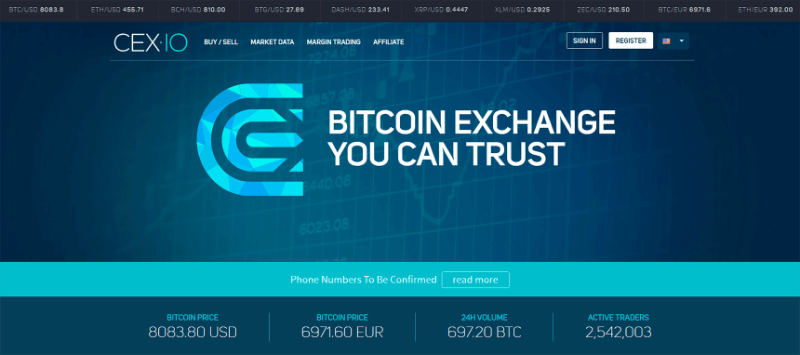 CEX.IO - Bitcoin-Exchange
